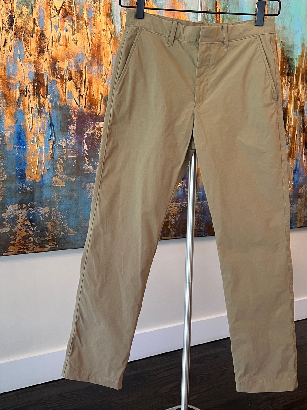 Crewcuts Boys' Khaki Straight-Leg Active Tech Chinos